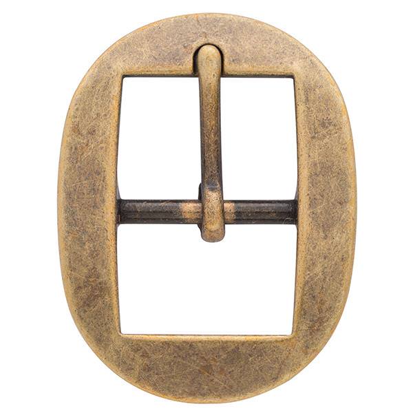 #134 antique brass buckle