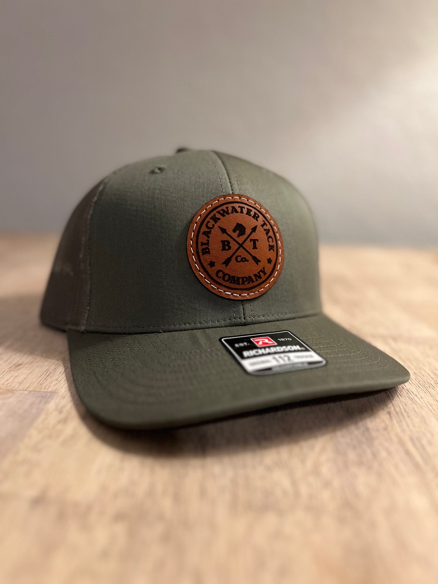 Blackwater Tack Co. Leather Patch Hat