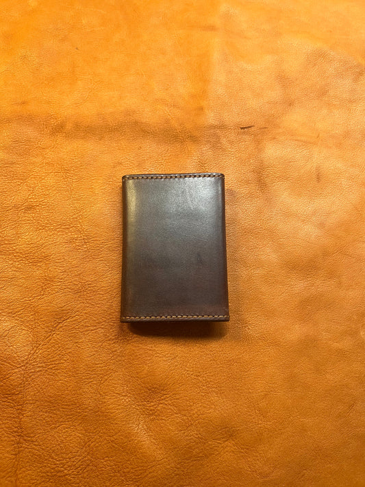 9 Card Trifold Wallet - Brown