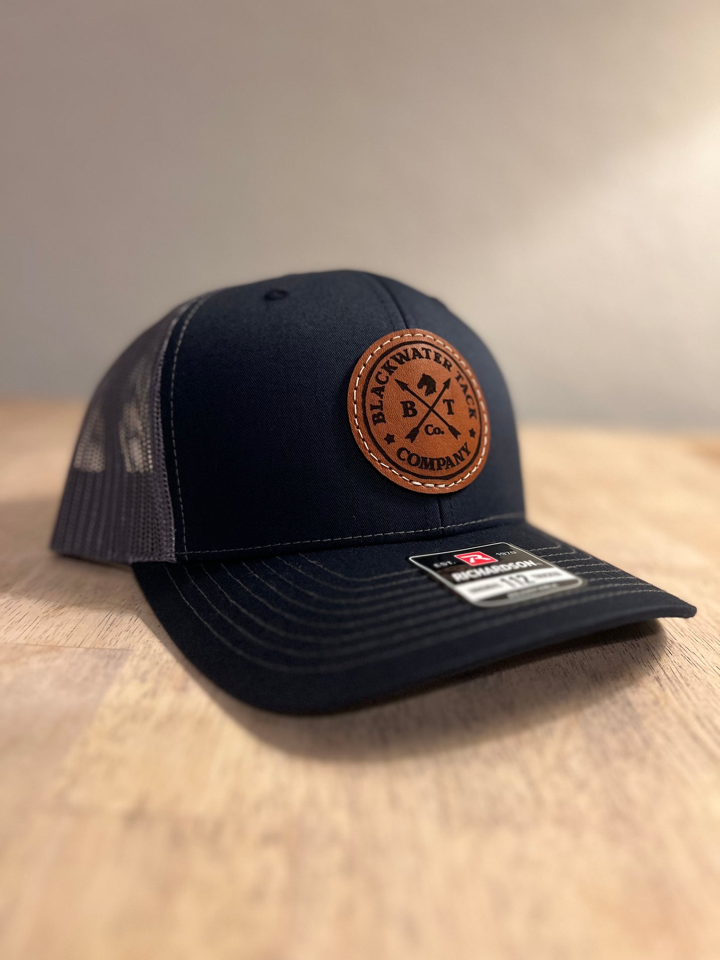 Blackwater Tack Co. Leather Patch Hat