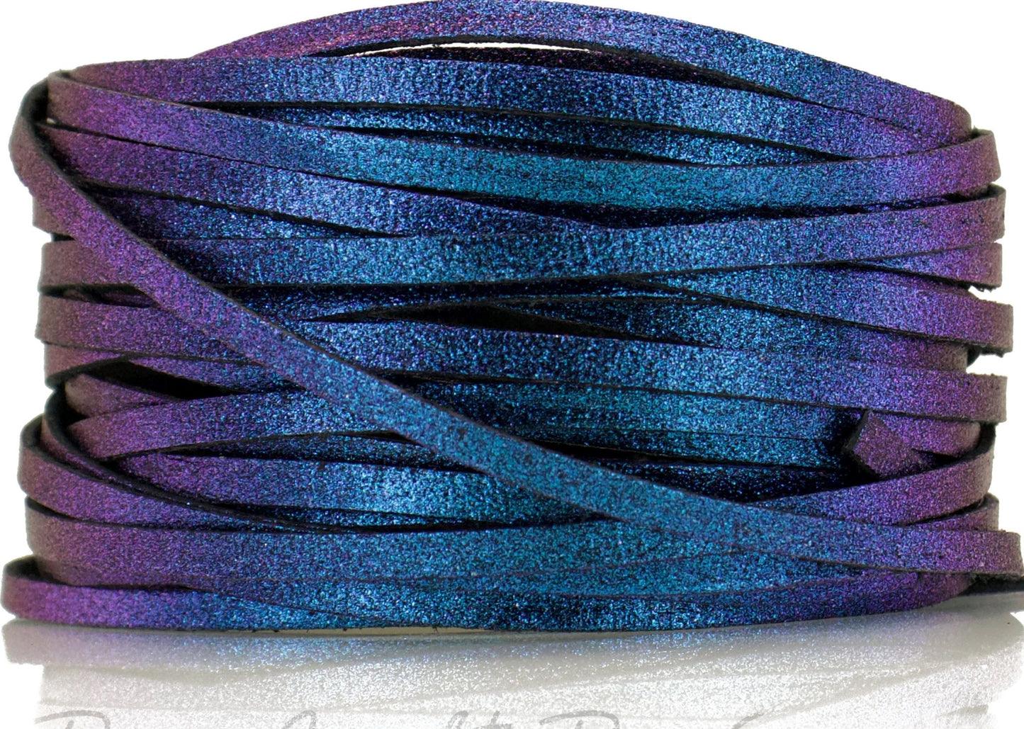 a spool of dark purple and light purple color shifting lace