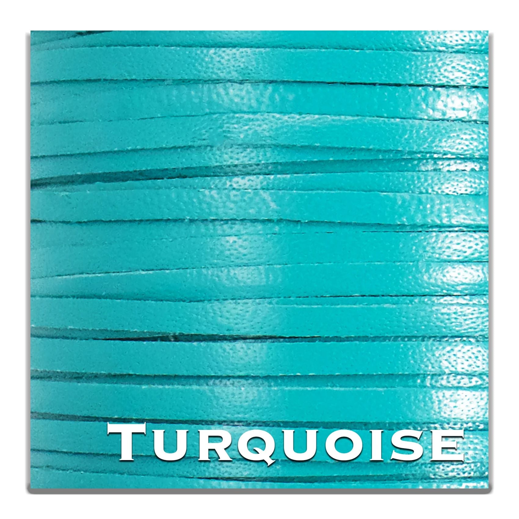 a spool of turquoise lace